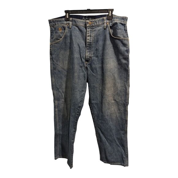 Men's 40X30 WRANGLER Denim George Straight Cowboy Cut Collection Stretch Jeans - Picture 4 of 10